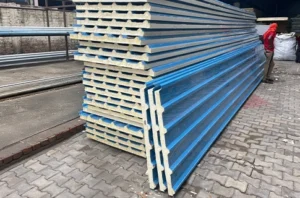 high quality blue puff roof panels