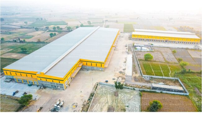 Illustration of Valuable Industrial Building Construction