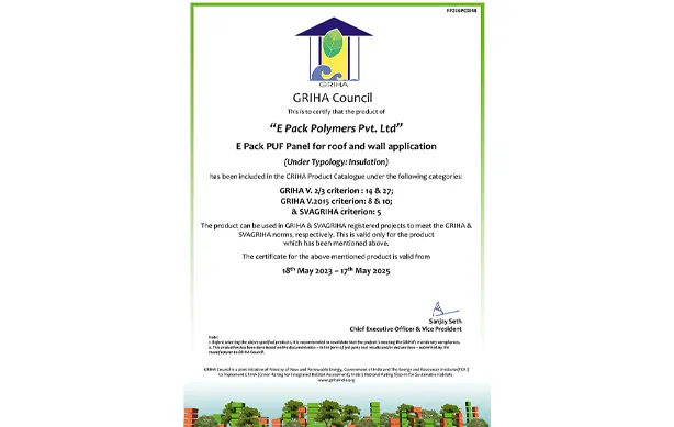 Griha Certificate 2023