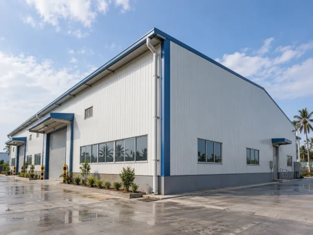 Porbandar Coastal Industrial Sandwich Panel Building.webp