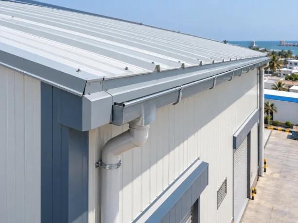 Porbandar Coastal Sandwich Panel Roof Detail