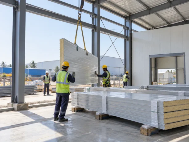 Porbandar Factory Made Panel Site Installation