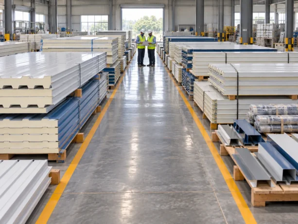 Ratlam Project Specific Sandwich Panel Staging