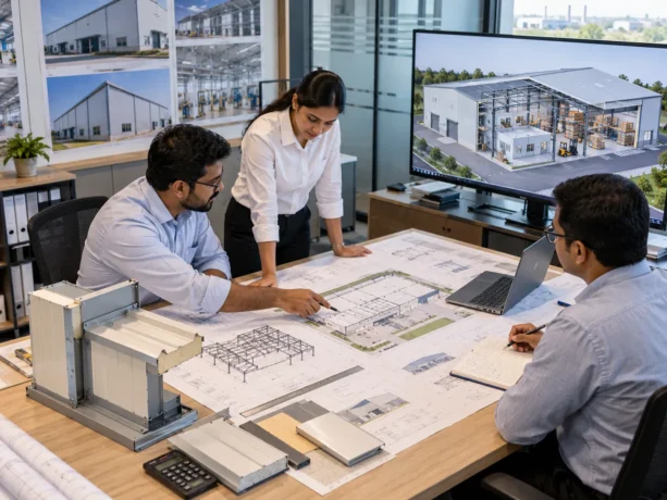 Sambhal Industrial Building Engineering Planning