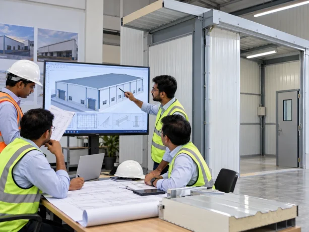 Sehore Sandwich Panel Qc Regional Supply