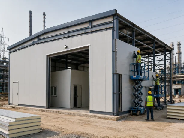 Singrauli Sandwich Panel Construction Benefits