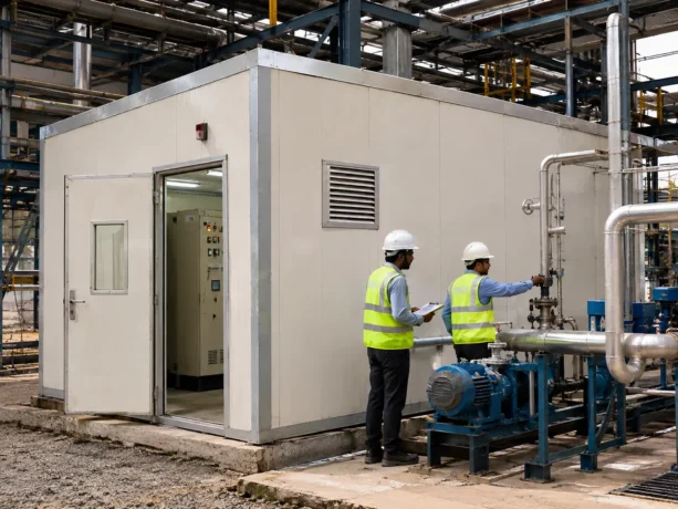 Singrauli Sandwich Panel Utility Building