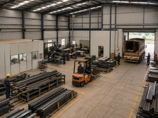 Sultanpur Industrial Workflow Sandwich Panel Facility