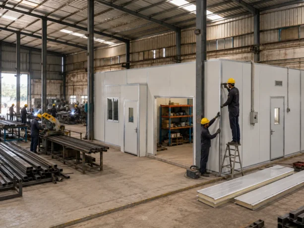 Sultanpur Sandwich Panel Workshop Upgrade