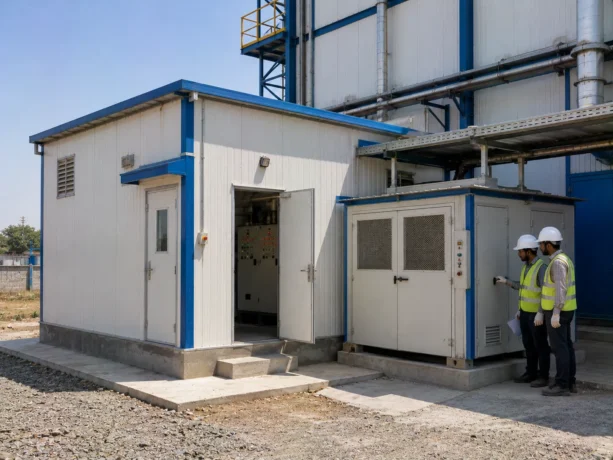 Tanda Sandwich Panel Industrial Support Building