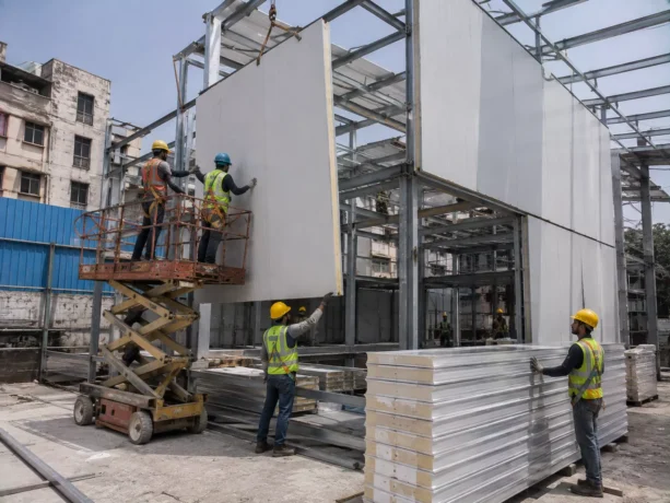 Ulhasnagar Sandwich Panel Installation Project
