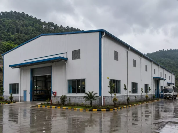 Una Sandwich Panel Monsoon Industrial Building
