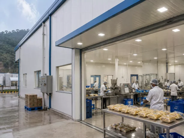 Una Sandwich Panels Food Processing Facility