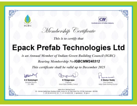 Igbc Epack Prefab Technologies Ltd