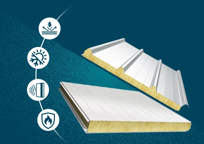 Key Features & Benefits Of Glaswool Sandwich Panel