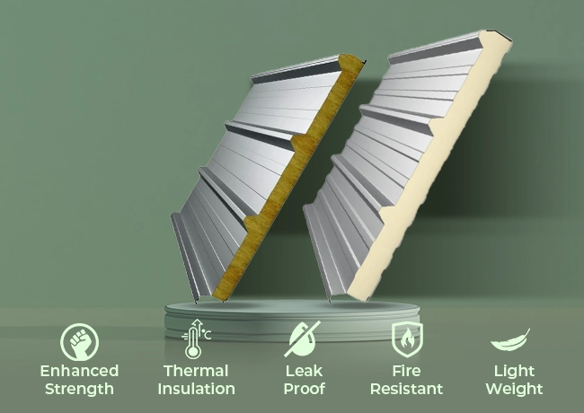 Key Features Of Sandwich Roof Panels