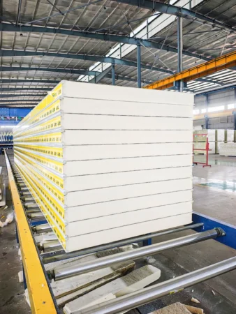 High Strength Double Groove Sandwich Panels for Industrial Buildings