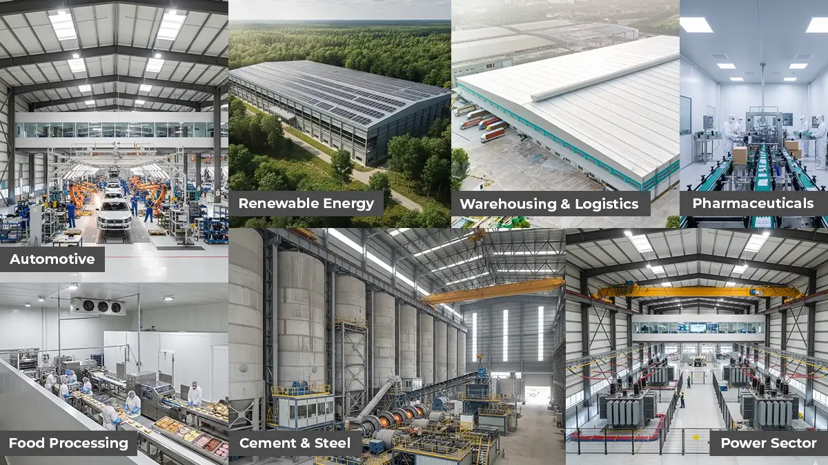 Top Industries That Prefer Prefabricated Industrial Sheds