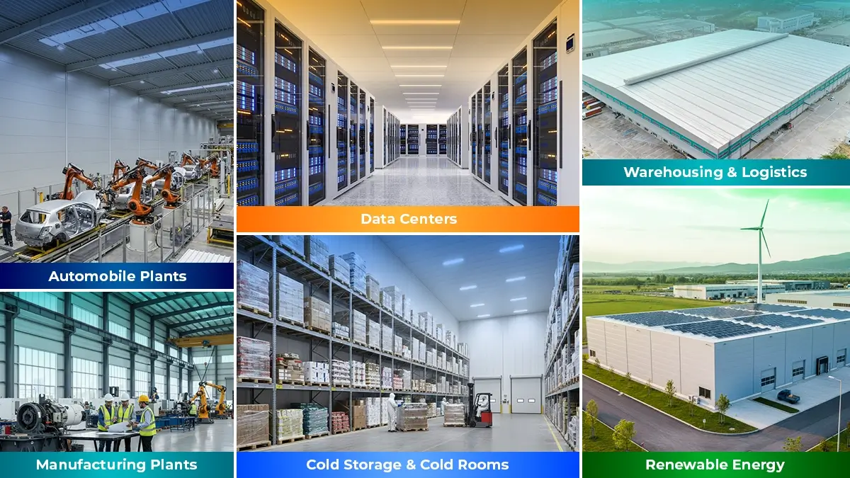 Key Industrial Applications Of Peb & Prefab Structures