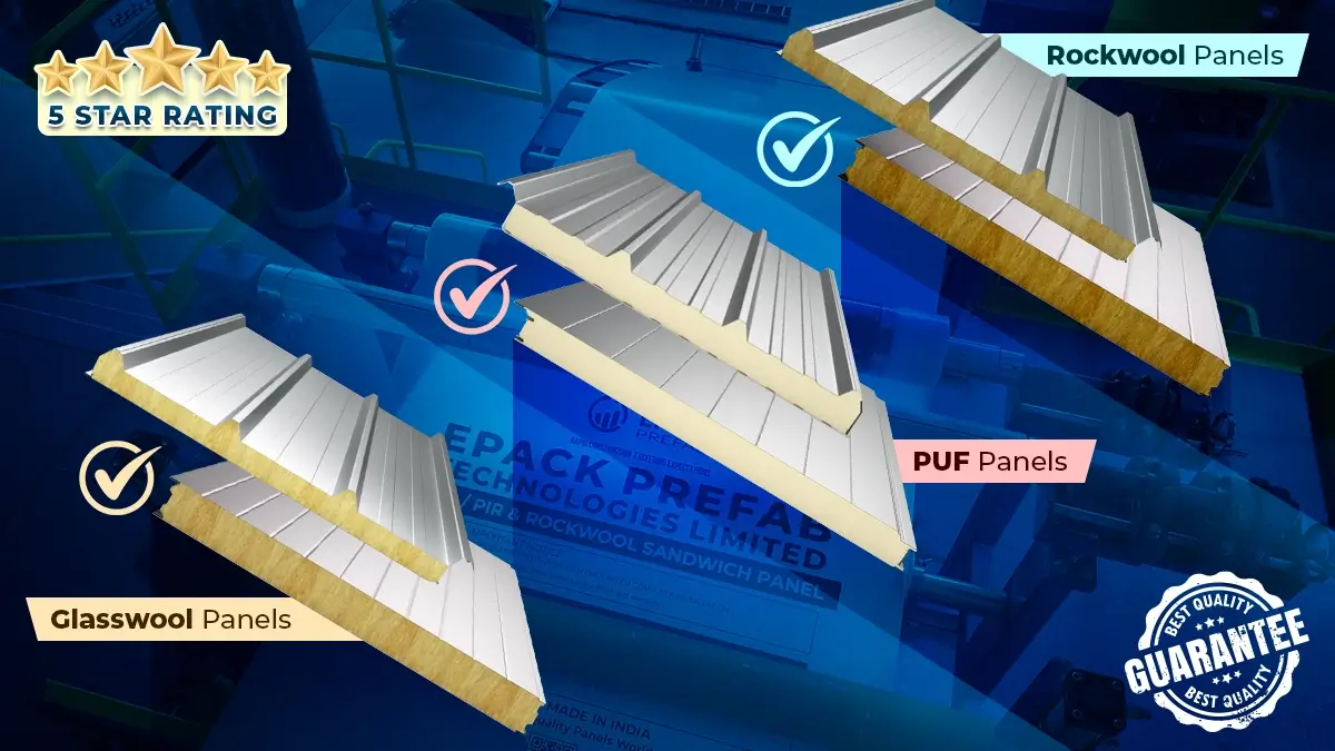 Overview Puf Vs Rockwool Vs Glass Wool Panels