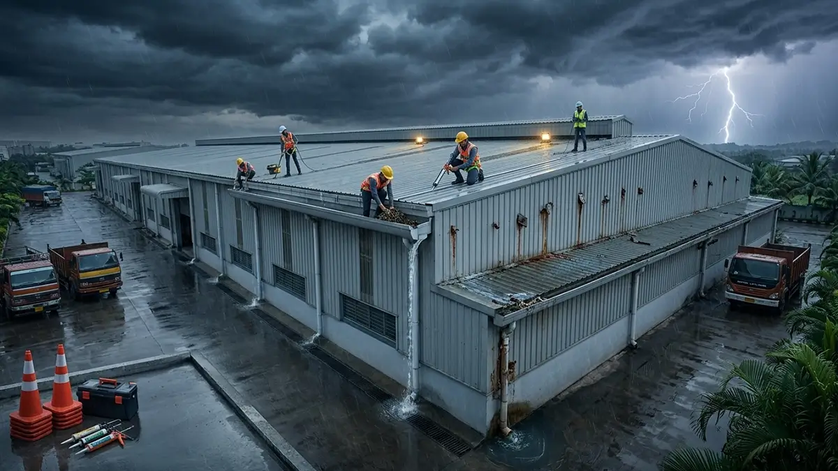 Pre-Monsoon Checklist for PEB & Prefabricated Buildings