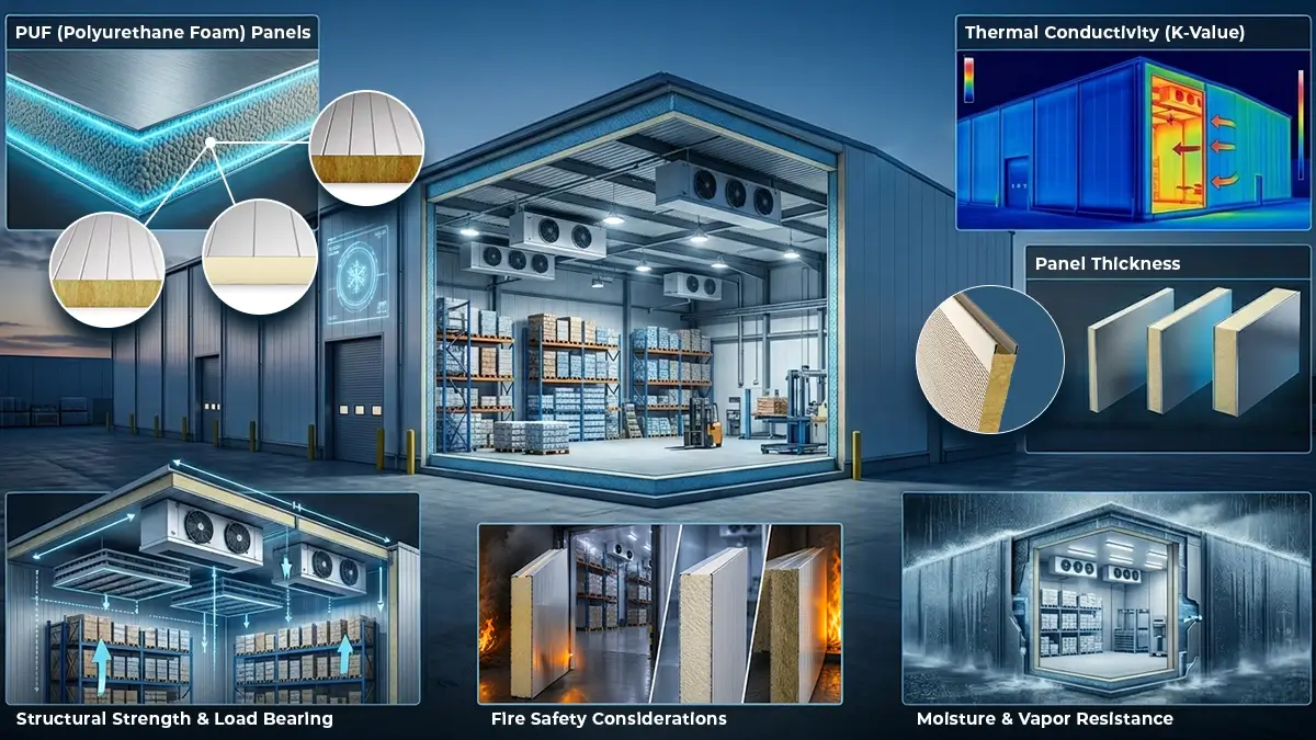 6 Key Factors To Consider When Selecting Cold Storage Panels