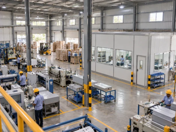 Erode Different Industrial Work Spaces Sandwich Panels