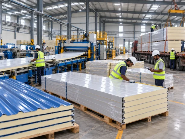Sandwich Panel Manufacturing Supply Mangaluru