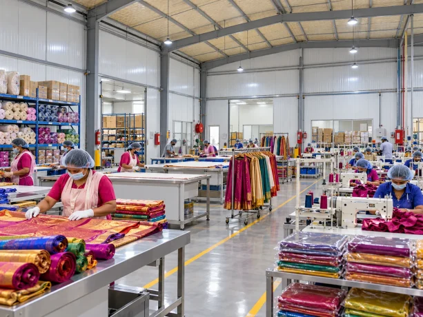 Silk Garment Panel Building Kolar