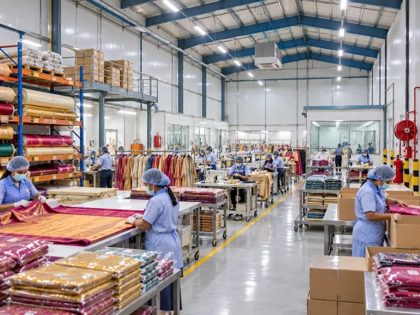 Silk Garment Panel Building Mandya