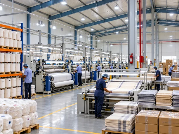 Cotton Textile Panel Building Gadag