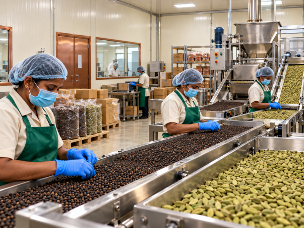 Pepper Cardamom Processing Panels Sirsi