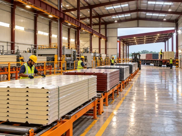 Sandwich Panel Supply Network Sagara